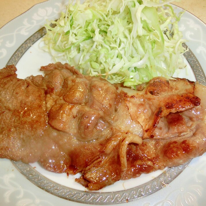 シンプル しょうが焼き